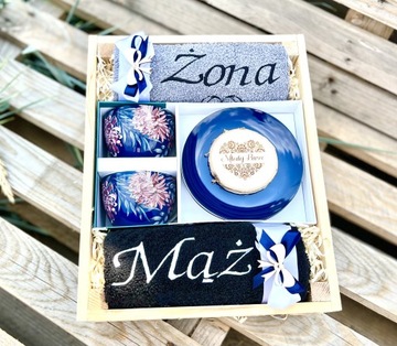 ЭКСКЛЮЗИВНЫЕ свадебные подарочные полотенца и чашки