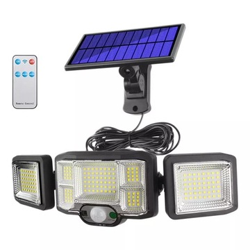 HALOGEN LAMPA SOLARNA ULICZNA SOLAR 192 LED+PILOT