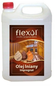OLEJ LNIANY DO DREWNA IMPREGNAT NATURALNY 5L