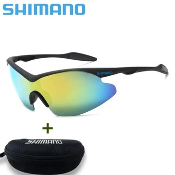 Bezramkowe okulary wędkarskie SHIMANO dla mężczyzn i kobiet na świeżym powietrzu