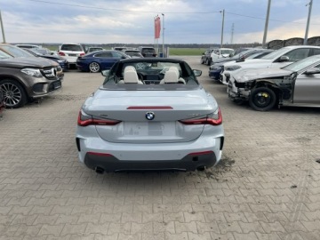 BMW Seria 4 G22-23-26 Cabrio 2.0 430i 245KM 2022 BMW 430 EU Cabrio M Sport Xdrive Skóra Kamera, zdjęcie 4