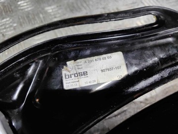 MECHANIZMUS OKNO ZADNÍ PRAVÝ MERCEDES W231 R231