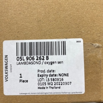 Новый лямбда-зонд OE VW 05L906262B