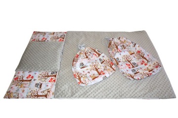 ŚPIWÓR KOŁDERKA POŚCIEL DO PRZEDSZKOLA + WORECZKI