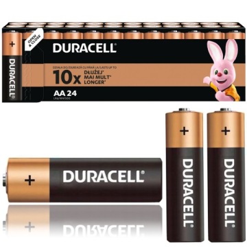 24x BATERIA DURACELL ALKALICZNA BASIC LR6 R6 AA