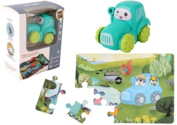 Авто пазли Пригода дорожня трактор Pro Kids