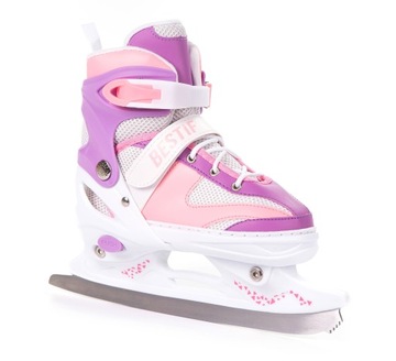 РЕГУЛИРУЕМЫЕ КОНЬКИ РОЛИКОВЫЕ КОНЬКИ 4в1 КОНЬКИ СО СМЕННОЙ ЛАЗКОЙ BESTIF 34-37