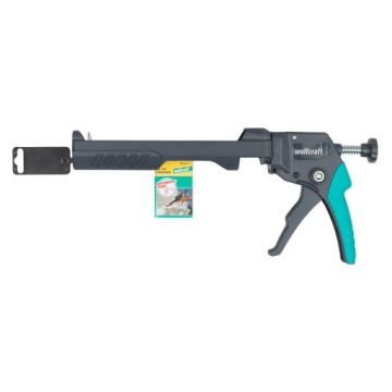 Механический пистолет-выдавливатель для силиконового клея и акрила MG 350 wolfcraft
