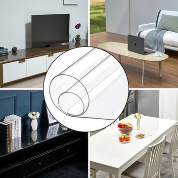 ЗАЩИТНЫЙ КОВРИК ДЛЯ СТОЛЕШНИЦЫ СТОЛ 1мм МЯГКОЕ СТЕКЛО 60х120см