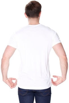 Koszulka męska James z jedwabiu wiskozowego : Kolor - Biały, Rozmiar - 56/X