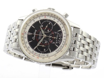 BREITLING NAVITIMER MONTBRILLANT CHRONOGRAPH STAL 38MM REF. A30030.4