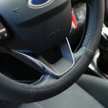 ЧЕХОЛ РУЛЕВОГО КОЛЕСА ПЕРФОРИРОВАННАЯ КОЖА РАЗМЕР L