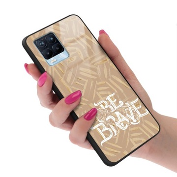 Etui Glass Do REALME 8 Unikatowe Glamour Top Wzory