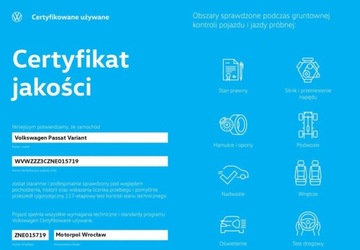 Volkswagen Passat B8 Variant Facelifting 1.5 TSI EVO 150KM 2021 Volkswagen Passat Essence Pakiety, Tempomat, Czujniki parkowania, Asysten, zdjęcie 4