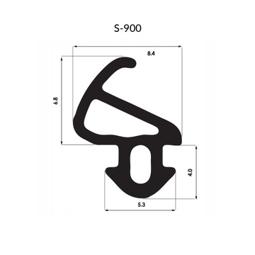 Uszczelka do Okien PCV LB S-900 - 25m