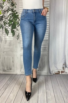 SPODNIE DAMSKIE JEANSY MODELUJĄCE PUSH UP 48