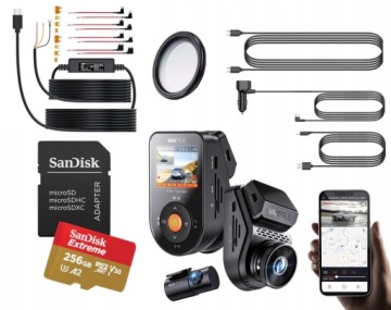REJESTRATOR VANTRUE S1 PRO 2CH SONNET 1 + 256GB + ADAPTER ACC + FILTR CPL