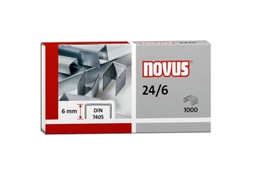 Zszywki 24/6 DIN , 1000 szt. NOVUS