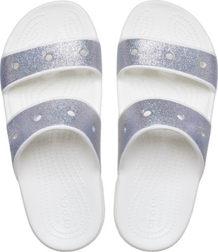 Damskie Buty Klapki Crocs Classic Glitter II 39-40