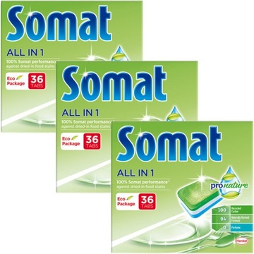 TABLETKI SOMAT All In 1 Pro Nature 108 SZT