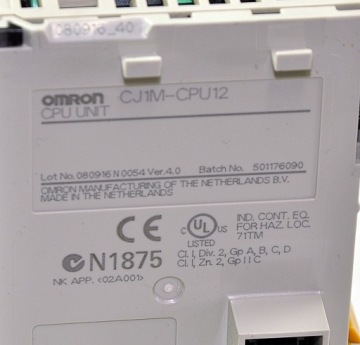 CJ1M-CPU12 Программируемый логический контроллер (ПЛК) OMRON