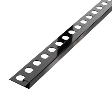 Listwa kwadratowa ozdobna czarny poler 8,5 mm
