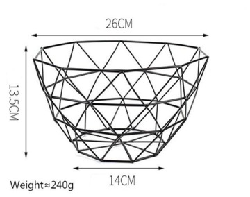КОРЗИНА ФРУКТОВ КОРЗИНА ОВОЩЕЙ БОЛЬШАЯ МЕТАЛЛИЧЕСКАЯ ЧАША