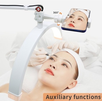 Andoer HD-M2X 20W półksiężycowa lampa podłogowa LED biała