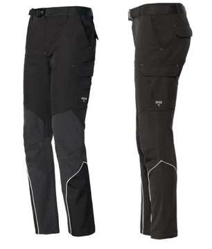 SPODNIE ROBOCZE SOFTSHELL Z MEMBRANĄ OCIEPLANE 2XL
