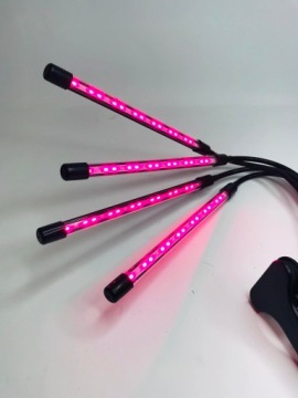 Лампа для выращивания растений NIELLO LED GROW 4 arm full spectrum clip-on