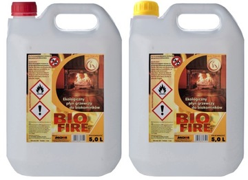 BIOPALIWO PALIWO DO BIOKOMINKA KOMINKA BIOETANOL BEZWONNE + ZAPACHOWE 2x5l