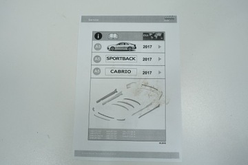 СПОЙЛЕР НАКЛАДКА ЗАДНЕГО БАМПЕРА AUDI A5 8W6 NEW OEM
