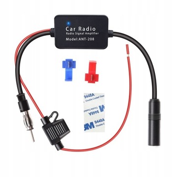 WZMACNIACZ ANTENOWY SYGNAŁU RADIO FM/AM 12V