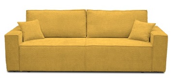 Kanapa sofa z funkcją spania rozkładana LUX w tkaninie boucle bukla