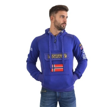 Geographical Norway Sweatshirt Gymclass Hoodie Viola Man