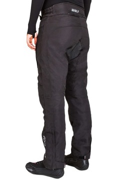 WOLF TEKSTYLNE SPODNIE MOTOCYKLOWE MĘSKIE EXPLORER CZARNE L GRATISY