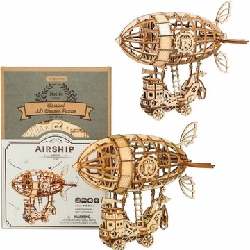 Puzzle 3D Statek Powietrzny zeppelin sterowiec