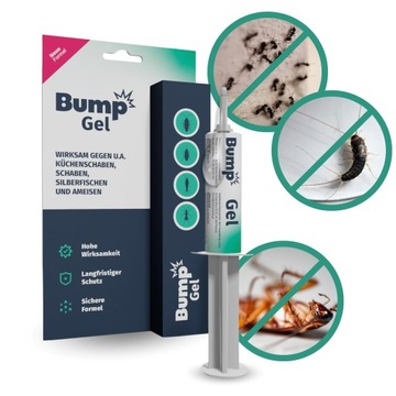 BUMP GEL Trutka żel na mrówki prusaki karaluchy rybiki - Środek z wabikiem