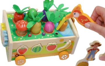 ЛОГИЧЕСКАЯ ИГРА ФЕРМА НАВЫКИ СОРТИРОВКА ЖИВОТНЫХ И ЧЕРВЕЙ МОНТЕССОРИ