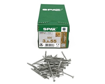 Wkręty Spax do podłóg 3.5x55 mm 500 sztuk