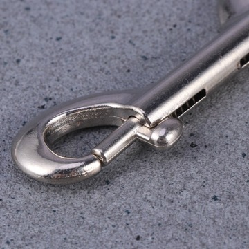 Metalowy brelok do kluczy z zatrzaskiem 5 szt