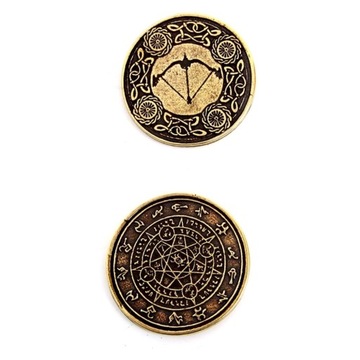 НАБОР ИЗ 3 МОНЕТ ELVIC METAL LARP RPG