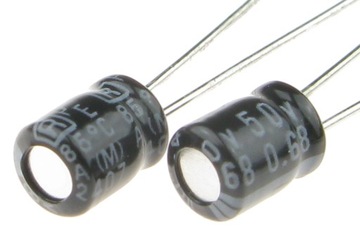 Kondensator elektrolityczny 0,68uF/50V Rubycon MS5 (2 szt.) /4917-2