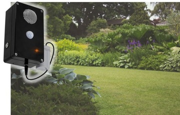 Сильный отпугиватель для куниц, лисиц, диких животных, кошек, собак + датчик движения