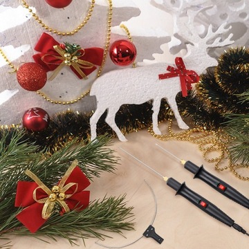 NÓŻ TERMICZNY ELEKTRYCZNY DO CIĘCIA STYROPIANU LUX 3w1 KOŃCÓWKI