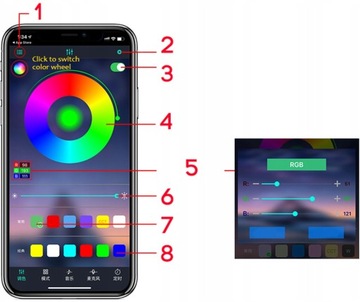 ВОЛОКОННО-ОПТИЧЕСКОЕ ОКРУЖАЮЩЕЕ ОСВЕЩЕНИЕ СВЕТОДИОДНЫЕ RGB ВНУТРЕННЕЕ ОСВЕЩЕНИЕ АВТОМОБИЛЯ 6M ПРИМЕНЕНИЕ