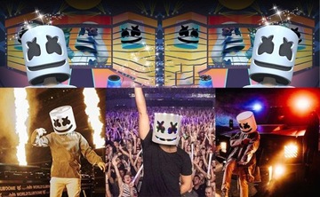 DJ MASK СВЕТОДИОДНЫЙ КАПЮШОН ИЗ ПЕНЫ ЗЕФИРА, ОСВЕЩАЮЩИЙ МАСКИ НА ХЭЛЛОУИН