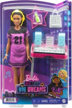 BARBIE BIG CITY LALKA BROOKLYN + STUDIO NAGRAŃ