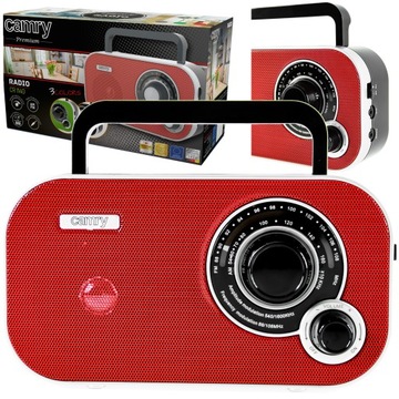 Radio Kuchenne Przenośne Małe Zgrabne FM AM Sieciowe Na Baterie 230 V CAMRY