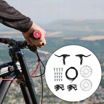 PRZEDNI I TYLNY ZACISK HAMULCOWY HYDRAULICZNY DO ROWERÓW GÓRSKICH DO MTB
